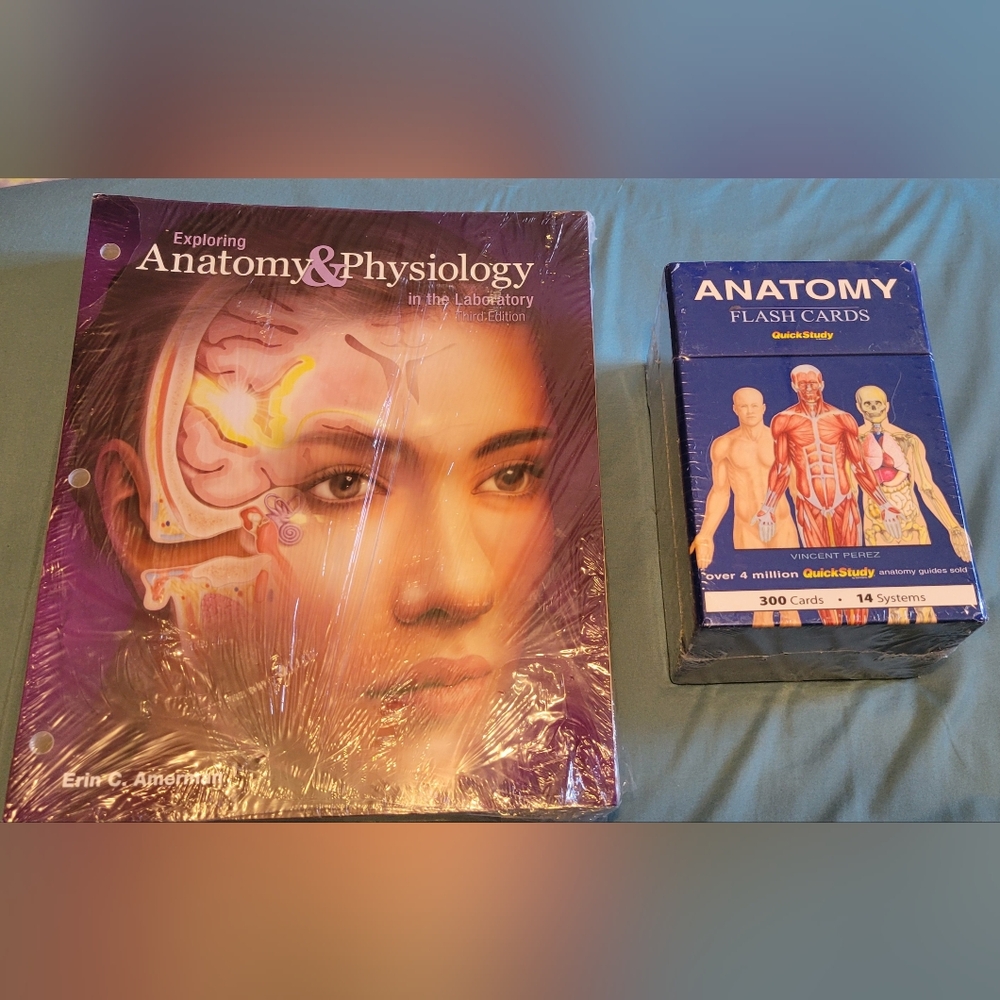 Source Unknown Anatomy & Physiology Book and Flashcards Set